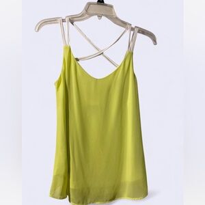 SOLD! BCX Neon Yellow Tank Top blouse